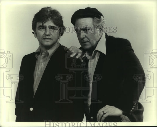 Press Photo Actors Robert Stattel and Jack Aranson star in "Moby Dick" - Historic Images