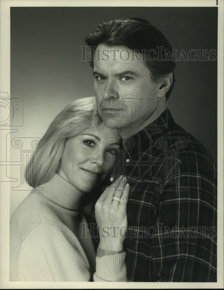 1990 Press Photo Robert Urich and Joanna Kerns star in Blind Faith, on NBC. - Historic Images