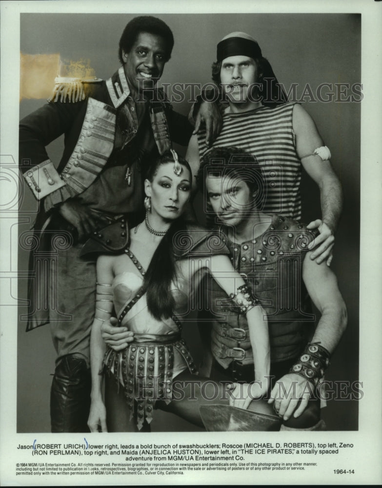 1984 Press Photo Cast of movie, "The Ice Pirates" - mjp41691 - Historic Images
