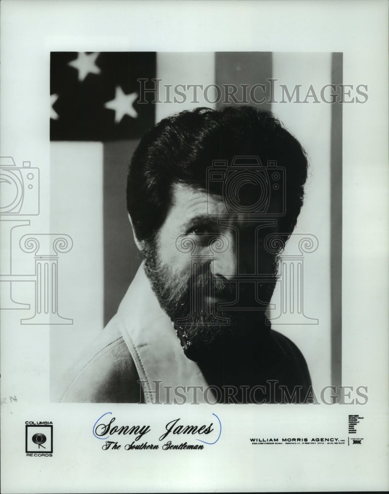1976 Press Photo Singer Sonny James "The Southern Gentleman" - mjp41827- Historic Images