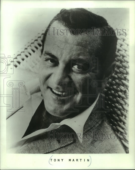 1971 Press Photo Singer Tony Martin - mjp41833 - Historic Images