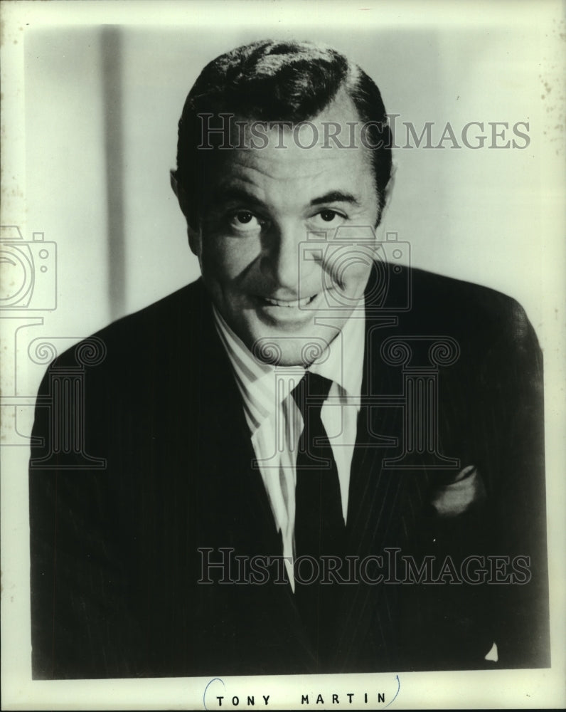 1969 Press Photo Singer Tony Martin - mjp41834 - Historic Images