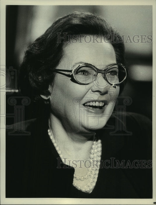 1980, Actress Gene Tierney stars in "Scruples" mini-series - Historic Images