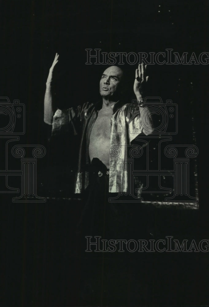 1984 Press Photo Actor Yul Brynner as King Mongkut of Siam in &quot;The King and I&quot;-Historic Images