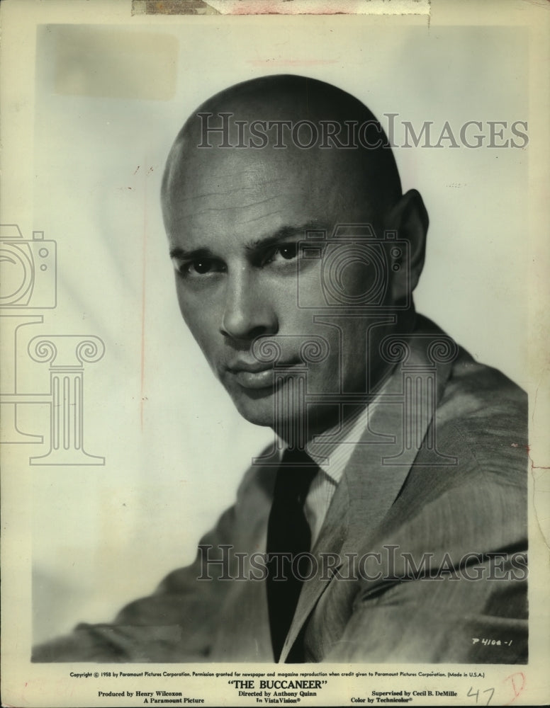 1958, Actor Yul Brynner - mjp42008 - Historic Images