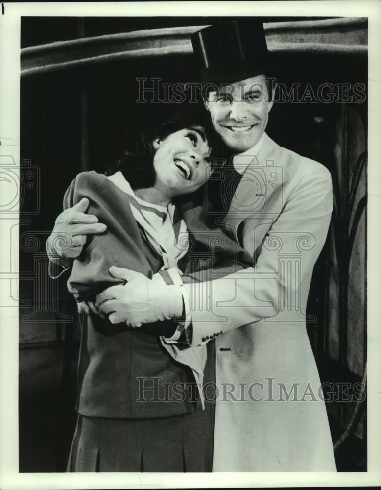 1985, United States Actors Louis Jourdan & Lisa Howard in "Gigi" - Historic Images