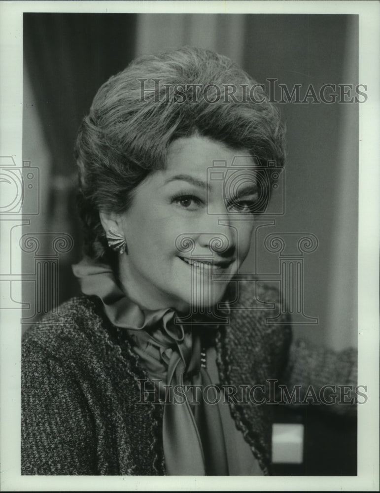 1980 Press Photo Anne Baxter stars in "Hotel" - mjp42072 - Historic Images