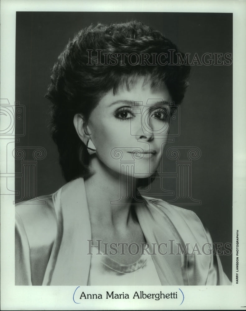 Press Photo Singer Anna Maria Alberghetti - mjp42085 - Historic Images