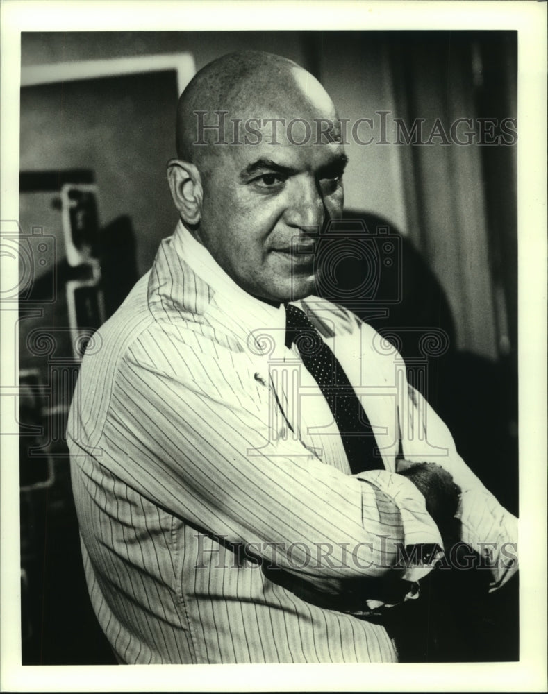 Press Photo Telly Savalas in &quot;The Marcus-Nelson Murders&quot; - mjp42124 - Historic Images