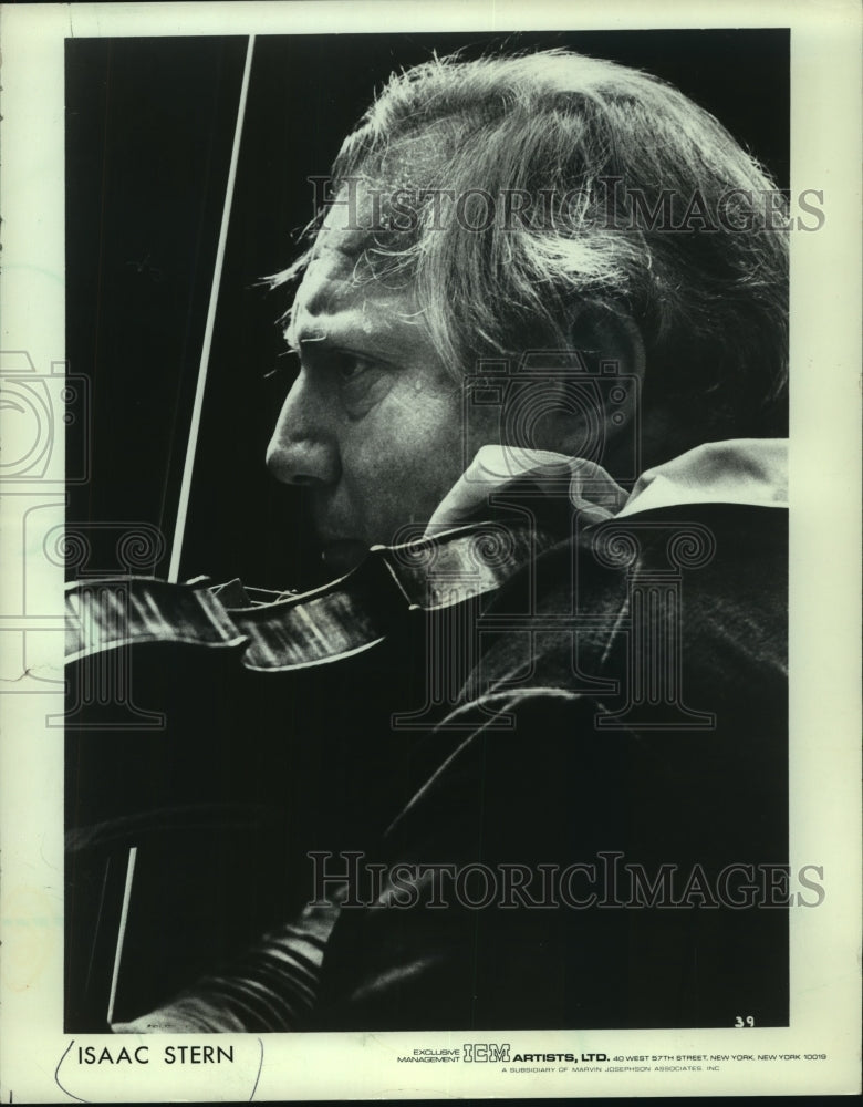 1984, Violinist Isaac Stern - mjp42137 - Historic Images