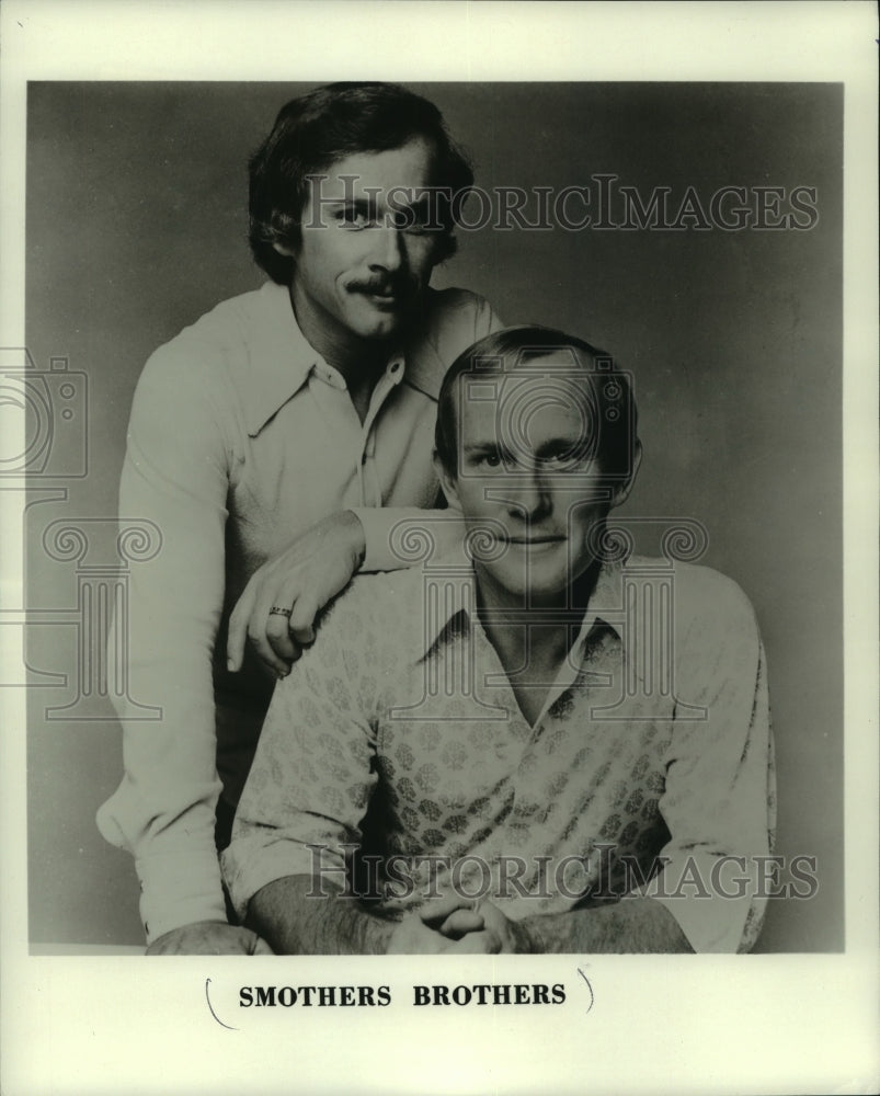 1980 Press Photo Musical duo, Smothers Brothers - Historic Images