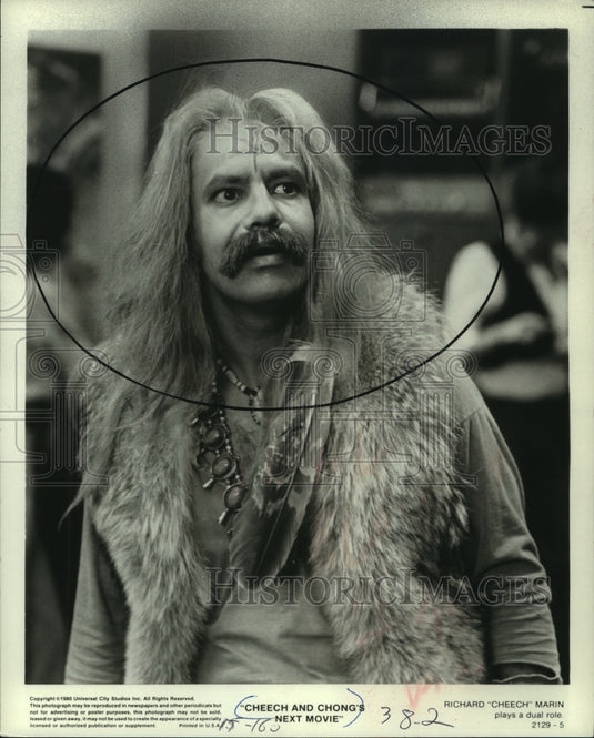 1980, Richard "Cheech" Marin stars in "Cheech and Chong's Next Movie" - Historic Images
