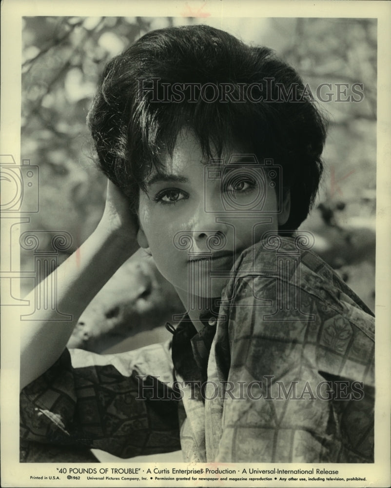 1962, Suzanne Pleshette stars in "40 Pounds of Trouble" - mjp42233 - Historic Images