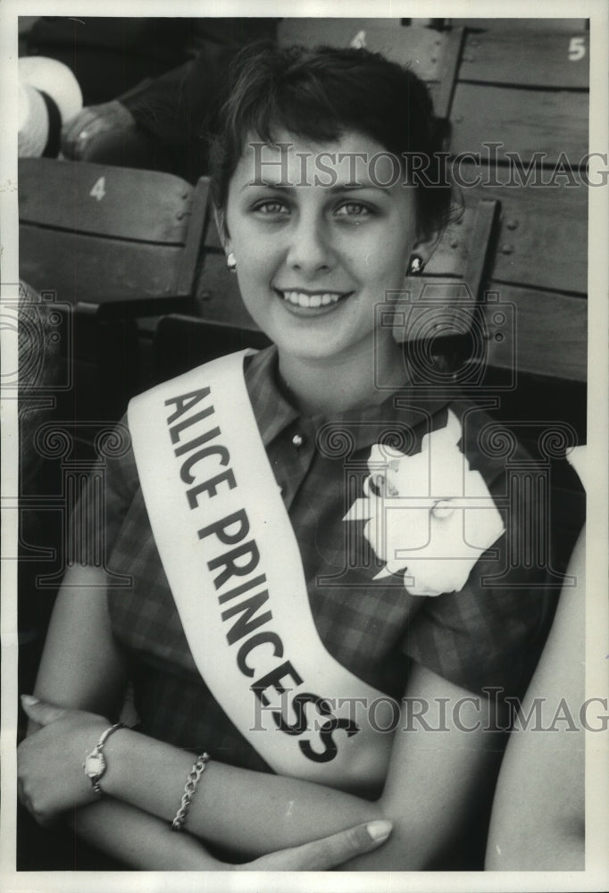 1958, Barbara Haslow crowned &quot;Alice in Dairyland&quot; at Wisconsin fair. - Historic Images