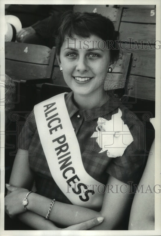 1958, Barbara Haslow crowned "Alice in Dairyland" at Wisconsin fair. - Historic Images