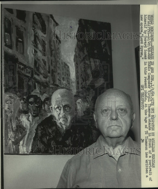 1968, Composer Virgil Thomson - mjp42274 - Historic Images