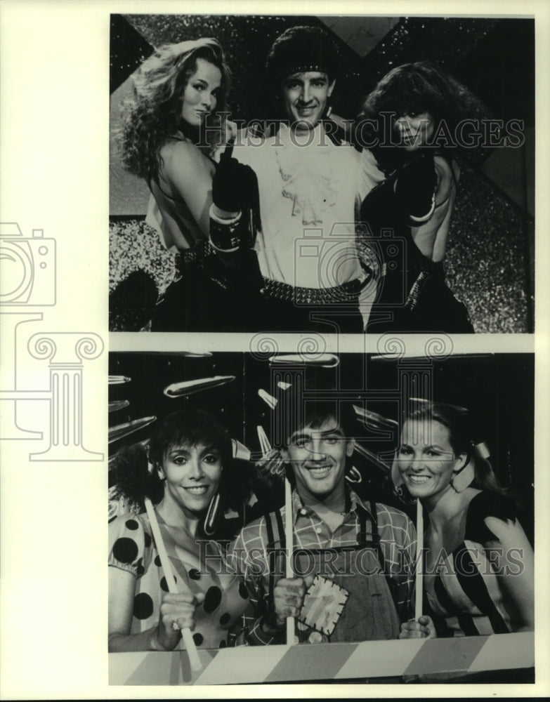 1984, Choreographer Deney Terrio with members of the group Motion - Historic Images