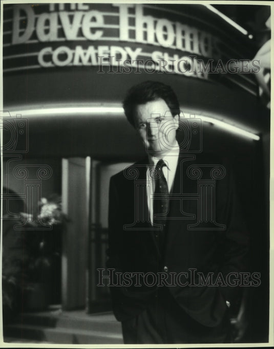 1990 Press Photo Comedian Dave Thomas stars in CBS's Dave Thomas Comedy Show - Historic Images