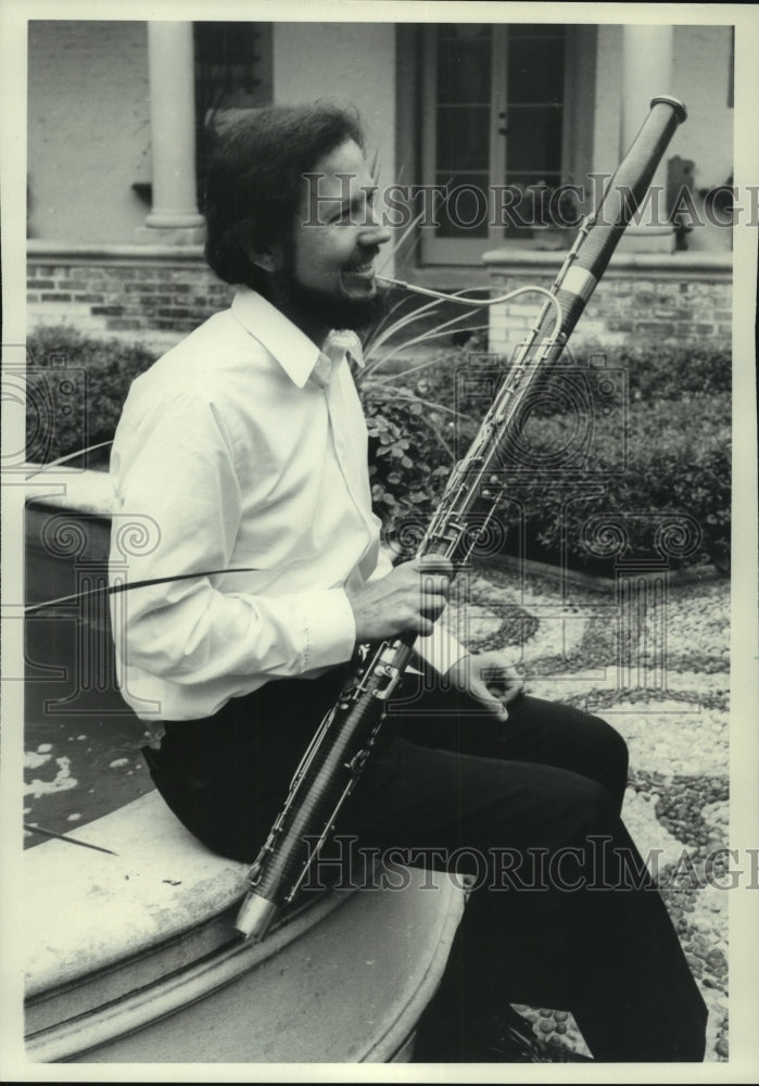 1981, Bassoonist Robert Thompson - mjp42307 - Historic Images