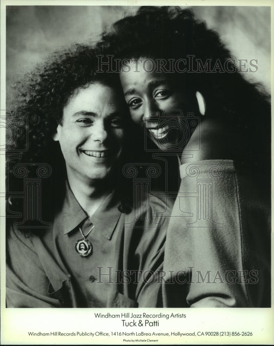 1990 Press Photo Jazz singers Tuck & Patti - mjp42318 - Historic Images