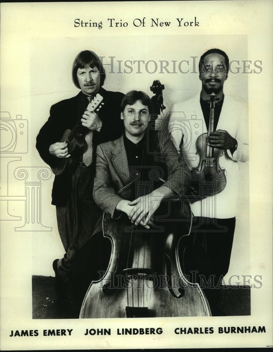 1989, members of the 'String Trio of New York' - mjp42351 - Historic Images