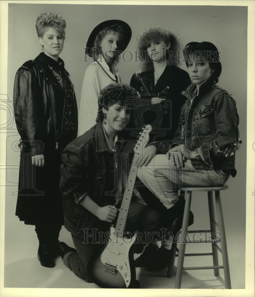 1987 Press Photo Milwaukee teen rock group, Train of Thought - mjp42452-Historic Images