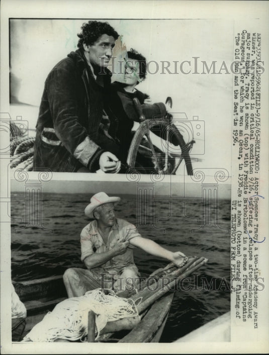 1965, Actor Spencer Tracy - mjp42487 - Historic Images