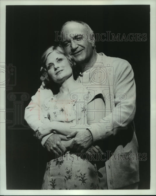 1980 Press Photo Giorgio Tozzi and Sharon Daniels in play "The Most Happy Fella" - Historic Images