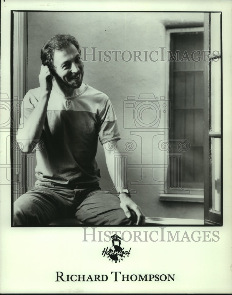 1984, Folk musician Richard Thompson - mjp42542 - Historic Images