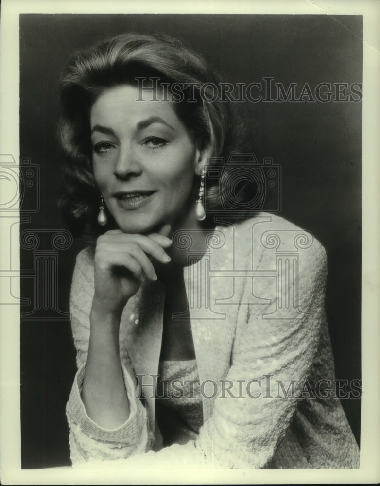 1968 Press Photo Actress Lauren Bacall - mjp42663 - Historic Images