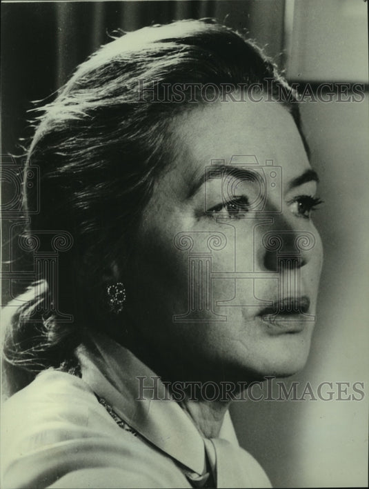 1967 Press Photo Actress Ingrid Bergman - mjp42688 - Historic Images
