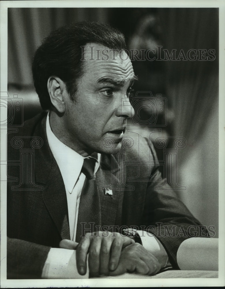 1978, Rip Torn plays Richard Nixon in "Blind Ambition" - mjp42693 - Historic Images