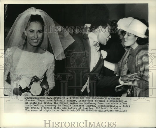 1964, Singer Chubby Checker Wedding Day, New Jersey - mjp42747 - Historic Images