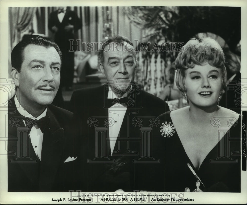 1964, Robert Taylor-Edmon Ryan &amp; Shelly Winters-A House Is Not A Home - Historic Images