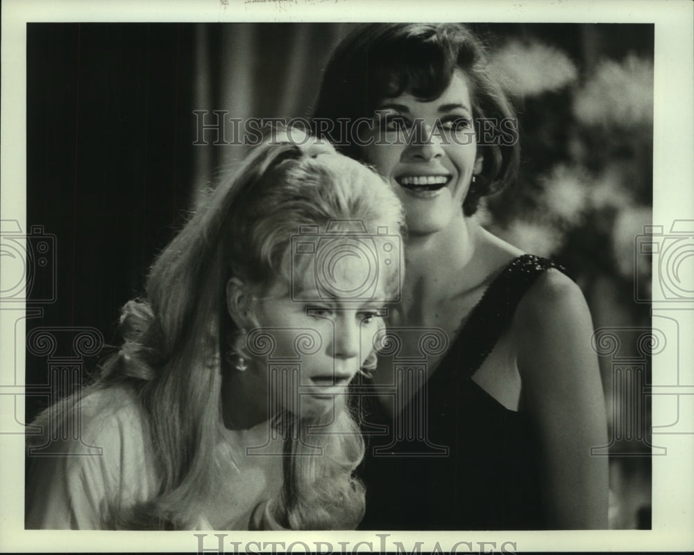 1969, E.J. Peaker, Jessica Walter actors star in "Three's A Crowd." - Historic Images