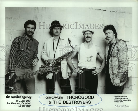 Press Photo George Thorogood & The Destroyers music group - mjp42955 - Historic Images