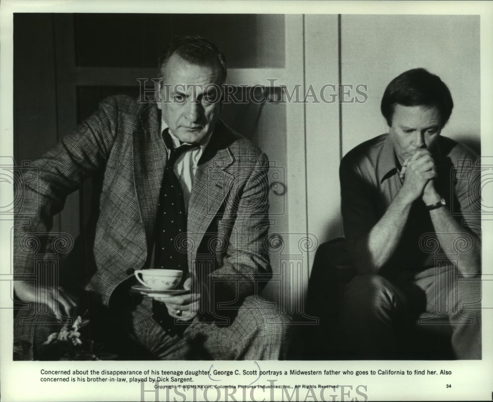1980, George C Scott and Dick Sargent star in &quot;Hardcore&quot; - mjp42958 - Historic Images