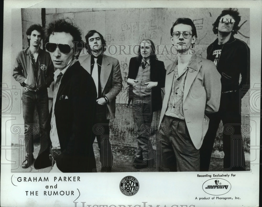 1978, Graham Parker and The Rumour music group - mjp42967 - Historic Images