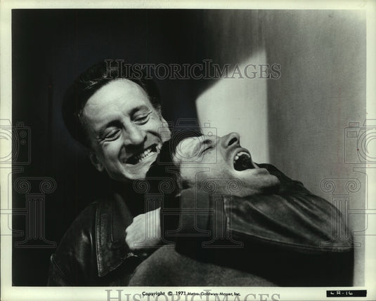 1971, George C. Scott & Tony Musante in "The Last Run" - mjp42989 - Historic Images