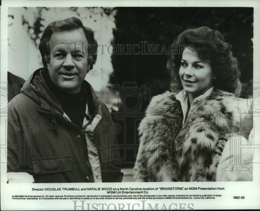 1983, Director Douglas Trumbull on "Brainstorm" set, North Carolina - Historic Images