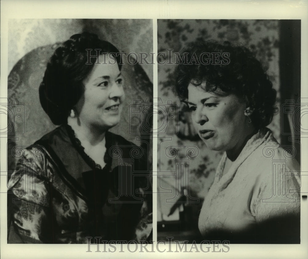 1976 Press Photo Sada Thompson stars in &quot;The Entertainer and &quot;Last Days&quot; - Historic Images