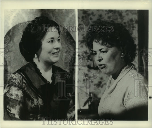 1976 Press Photo Sada Thompson stars in "The Entertainer and "Last Days" - Historic Images