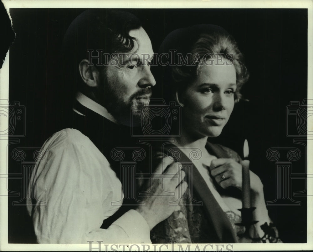 1973, Liv Ullmann &amp; Erland Josephson in &quot;Cries and Whispers&quot; - Historic Images