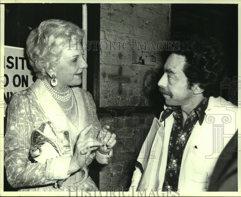 1980 Press Photo Playwright Tom Toper & actress Mary Martin in New York- Historic Images