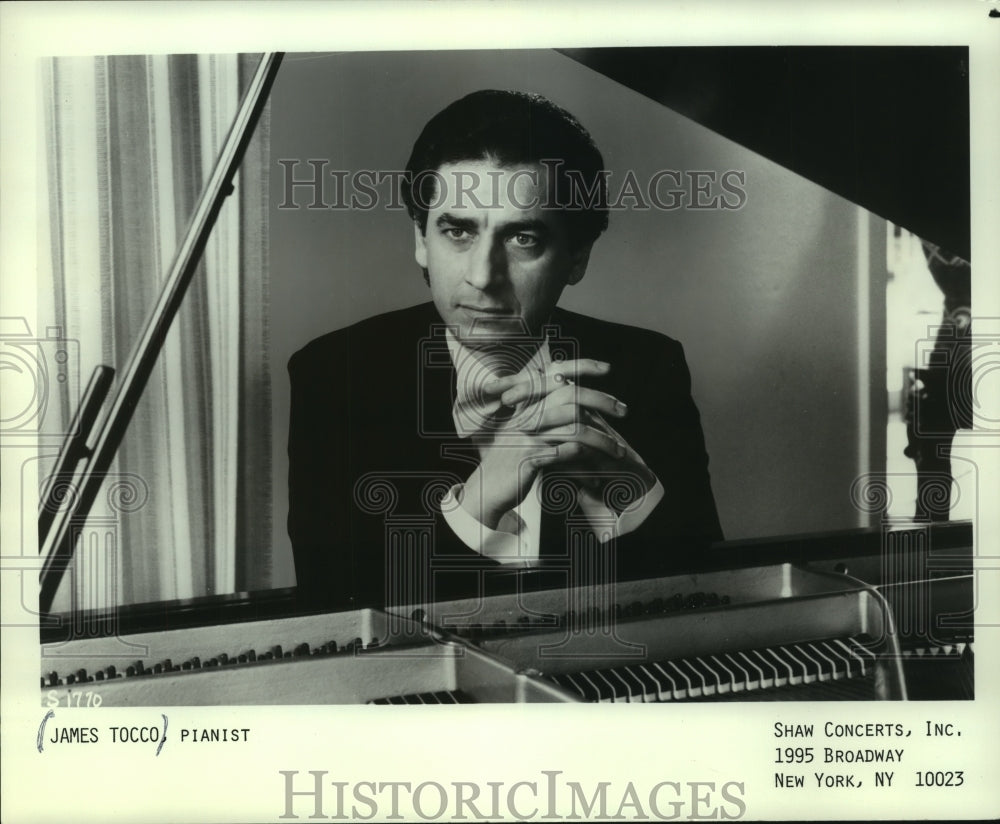 1986 Press Photo Pianist James Tocco - mjp43093 - Historic Images