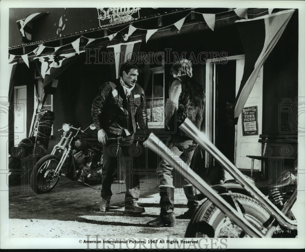 1967, John Cassevetes and Maurice McEndree in &quot;Devil&#39;s Angels&quot; - Historic Images