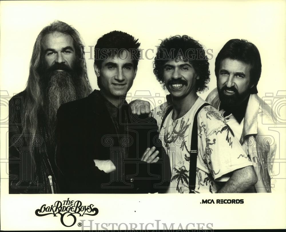 1987, The Oak Ridge Boys music group - mjp43145 - Historic Images