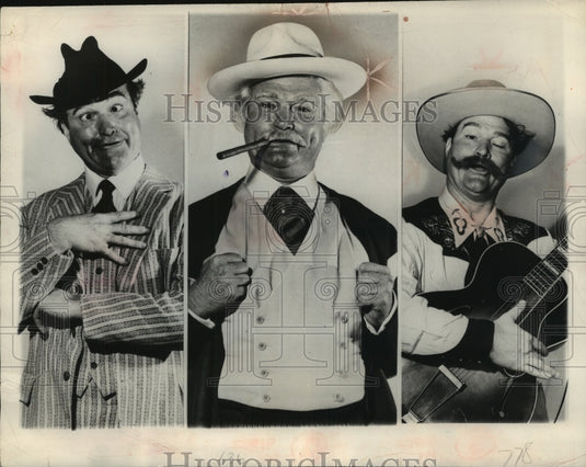 1952, Three characters of comedian Red Skelton - mjp43159 - Historic Images