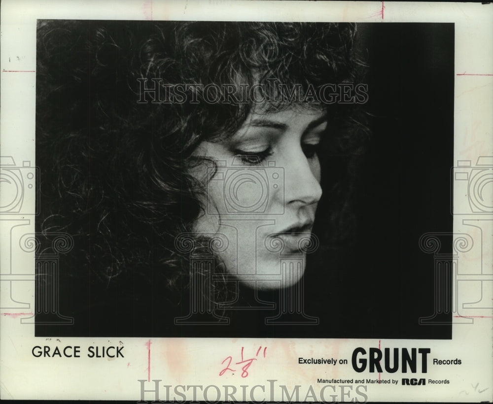 1975, Grace Slick, US singer - mjp43177 - Historic Images