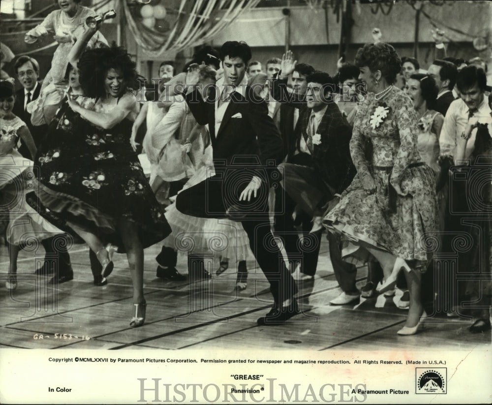 1979, John Travolta & others in "Grease" - mjp43186 - Historic Images